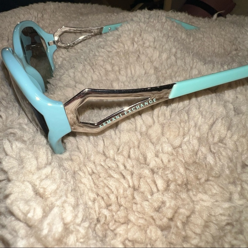 Armani Exchange Teal Sunglasses - Picture 3 of 14